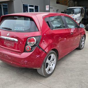 Car Wreckers - Holden Barina 2013 Red Auto Petrol