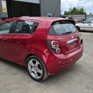 Car Wreckers - Holden Barina 2013 Red Auto Petrol