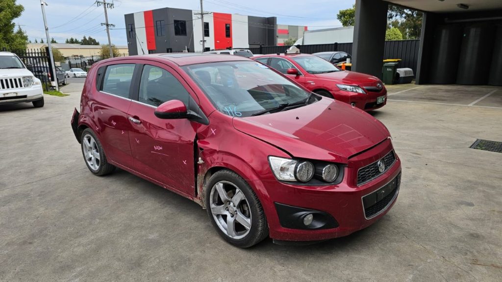 Car Wreckers - Holden Barina 2013 Red Auto Petrol