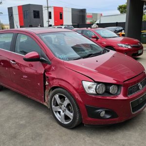 Car Wreckers - Holden Barina 2013 Red Auto Petrol