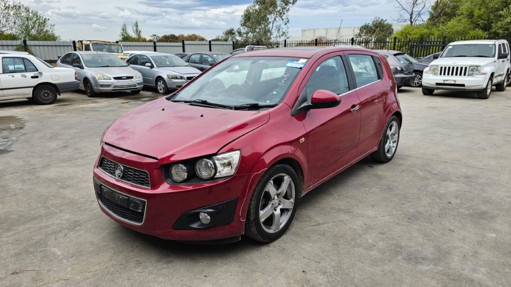 Car Wreckers - Holden Barina 2013 Red Auto Petrol
