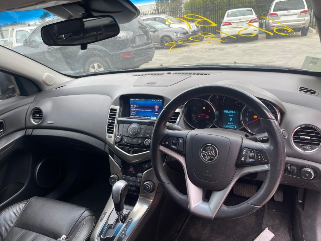 Car Wreckers - Holden Cruze 2013 Black Auto Petrol