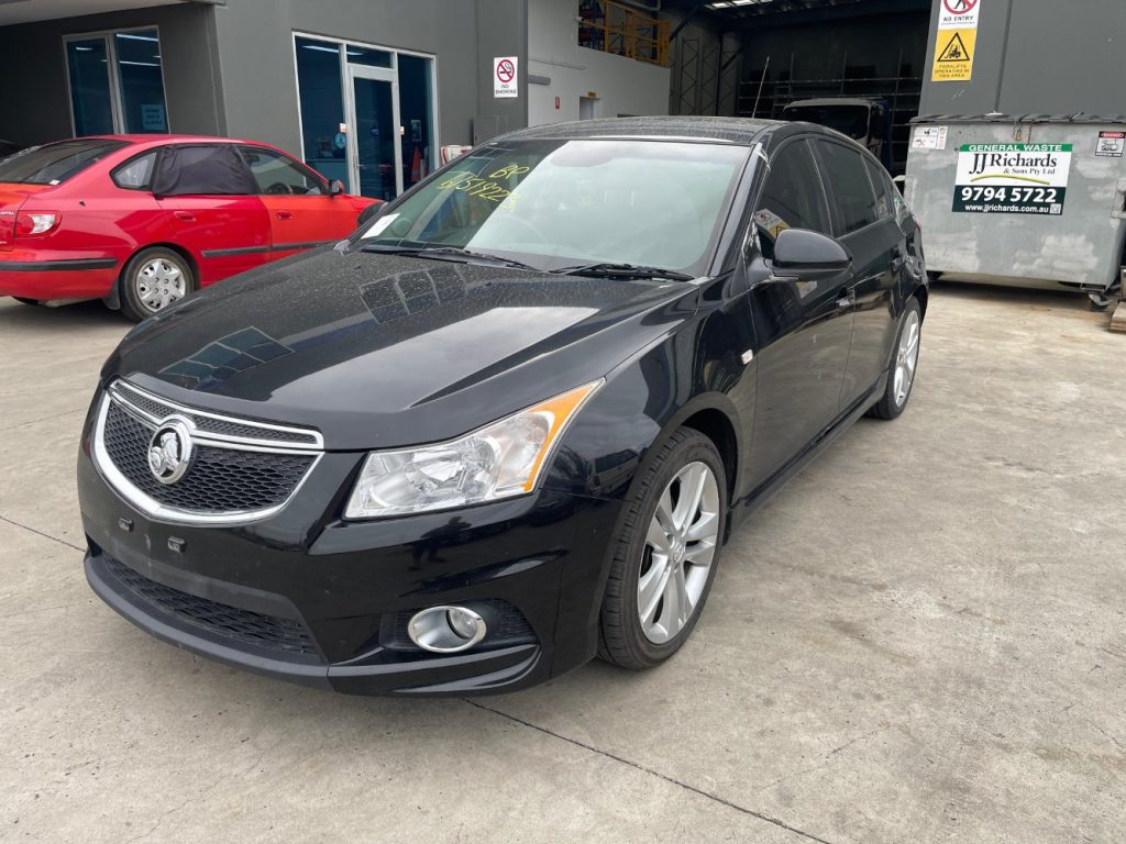 Car Wreckers - Holden Cruze 2013 Black Auto Petrol