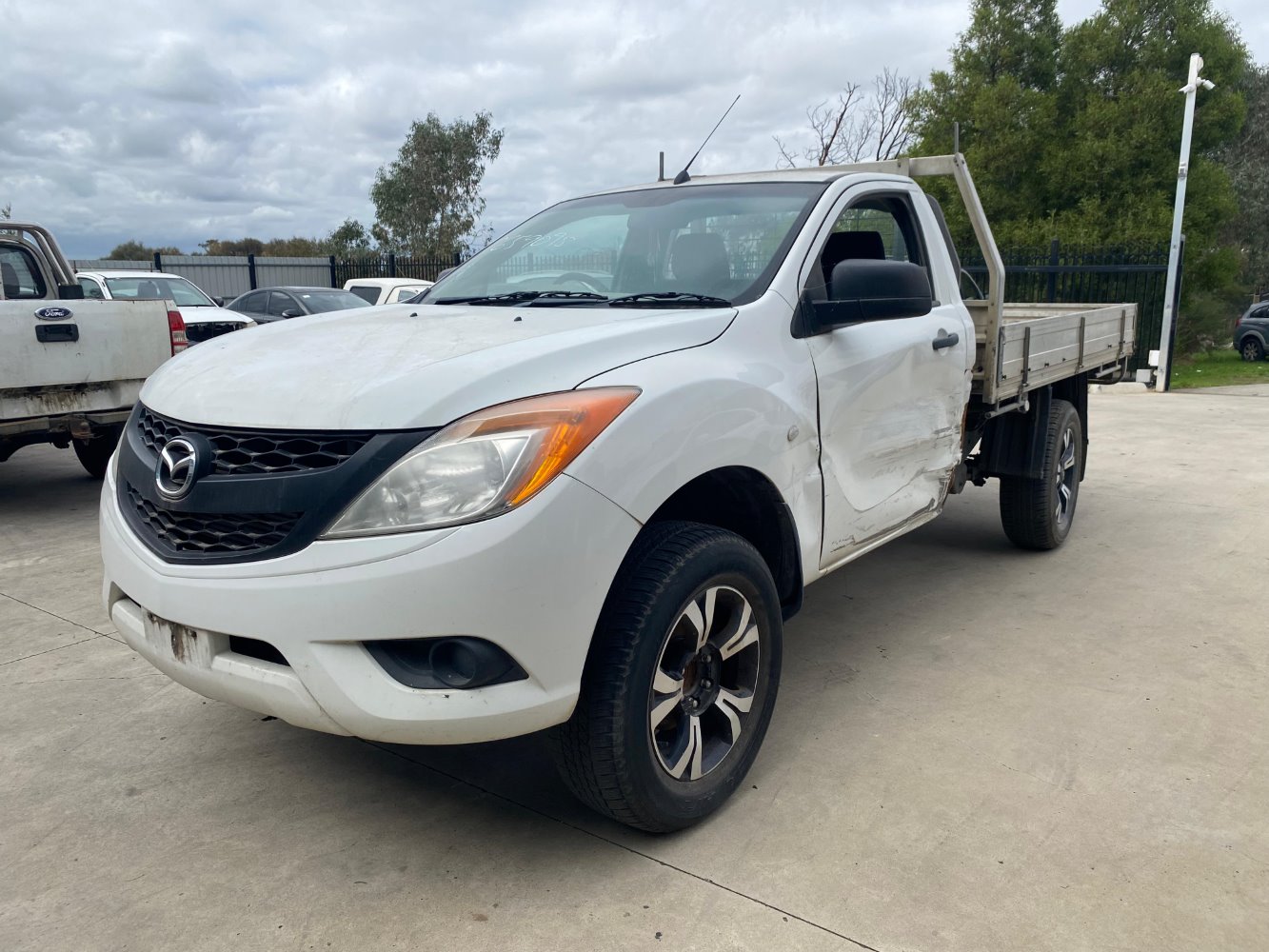 Car Wreckers - Mazda BT-50 2013 White Auto Petrol