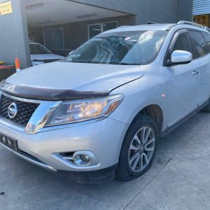 Car Wreckers - Nissan Pathfinder 2013 Silver Auto Petrol