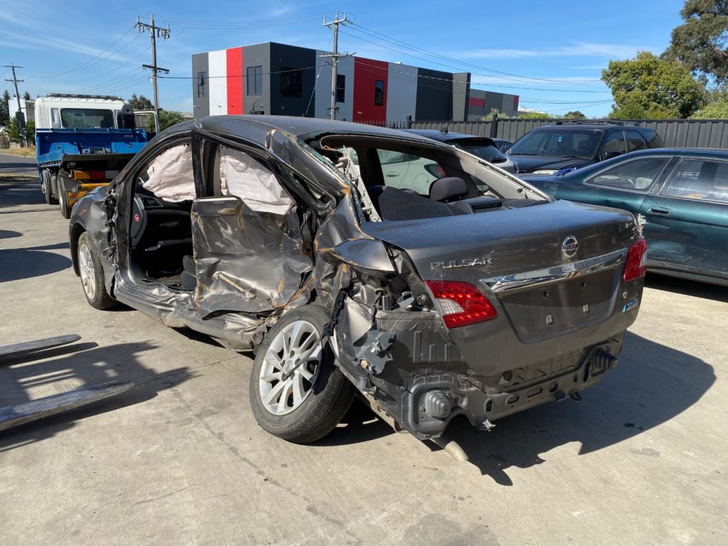Car Wreckers - Nissan Pulsar 2013 Grey Auto Petrol