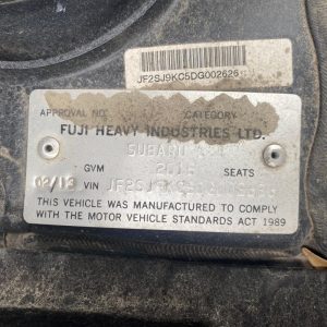 Car Wreckers - Subaru Forester 2013 Blue Auto Petrol