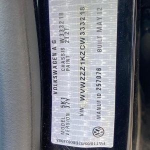 Car Wreckers - Volkswagen Golf 2013 Black Auto Diesel