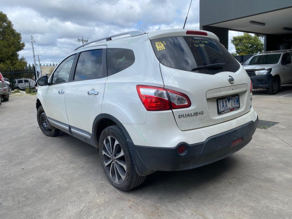 Car Wreckers - Nissan Dualis 2013 White Auto Petrol