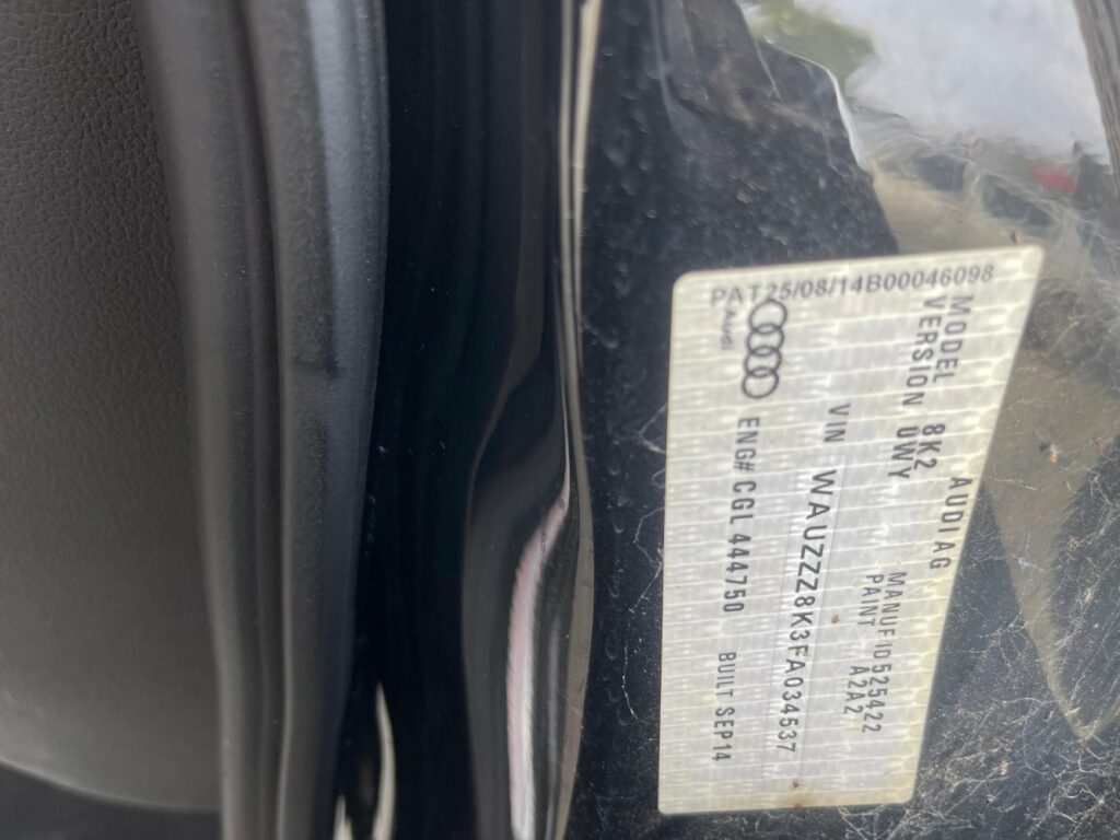 Car Wreckers - Audi A4 2014 Black Auto Diesel