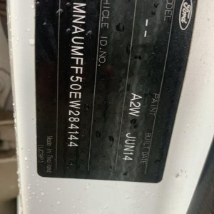 Car Wreckers - Ford Ranger 2014 White Auto Diesel