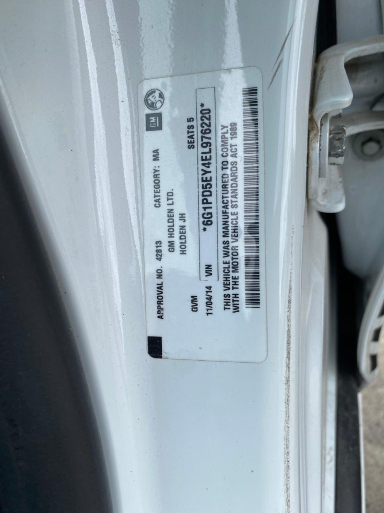 Car Wreckers - Holden Cruze 2014 White Auto Diesel