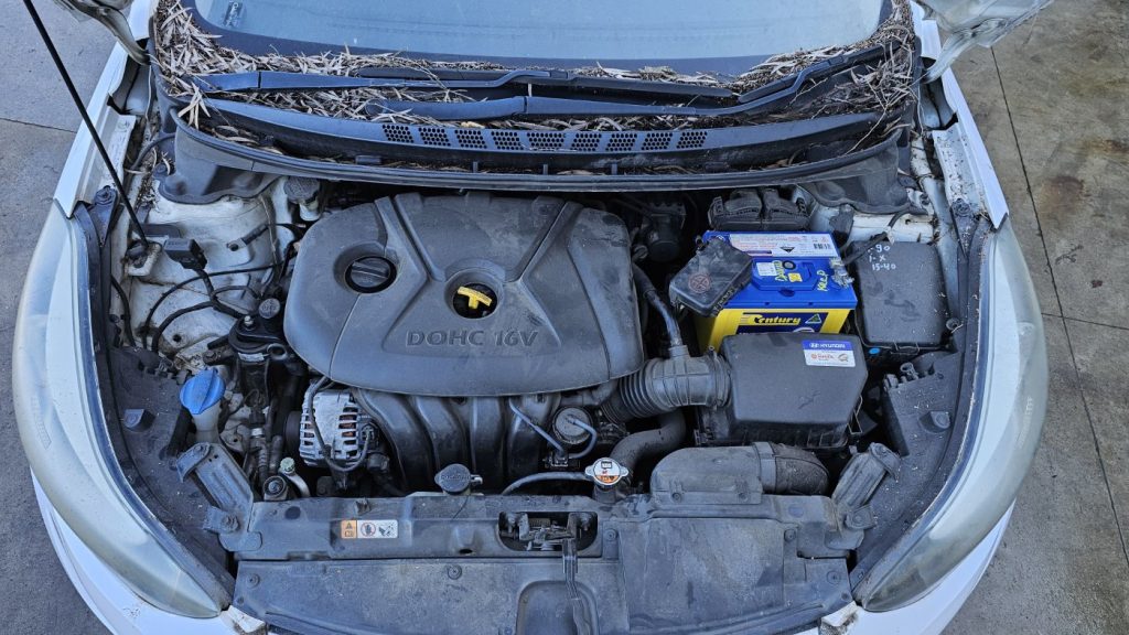 Car Wreckers - Hyundai Elantra 2014 White Auto Petrol