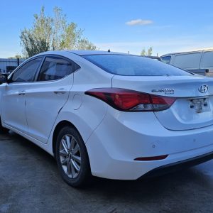 Car Wreckers - Hyundai Elantra 2014 White Auto Petrol