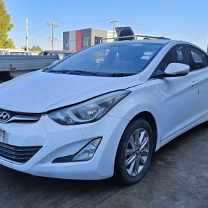 Car Wreckers - Hyundai Elantra 2014 White Auto Petrol