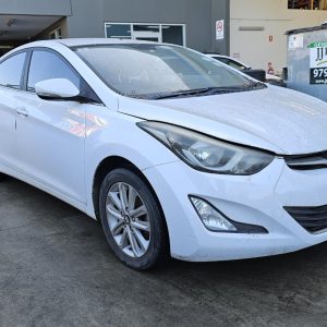 Car Wreckers - Hyundai Elantra 2014 White Auto Petrol