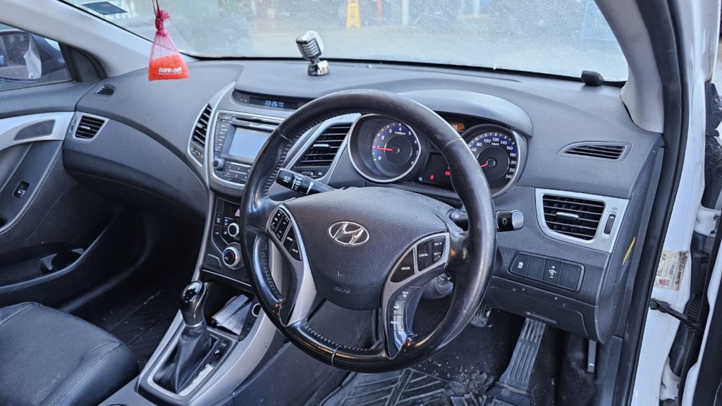 Car Wreckers - Hyundai Elantra 2014 White Auto Petrol