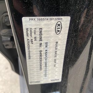 Kia Cerato 2014 YD,YDM III GDI 2.0L G4NC DOHC 16v Petrol Direct Inj. 4cyl 129kW Sedan FWD