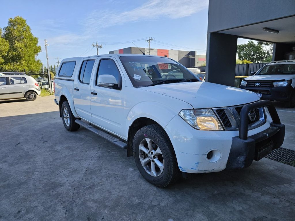 Car Wreckers - Nissan Navara 2014 White Manual Diesel