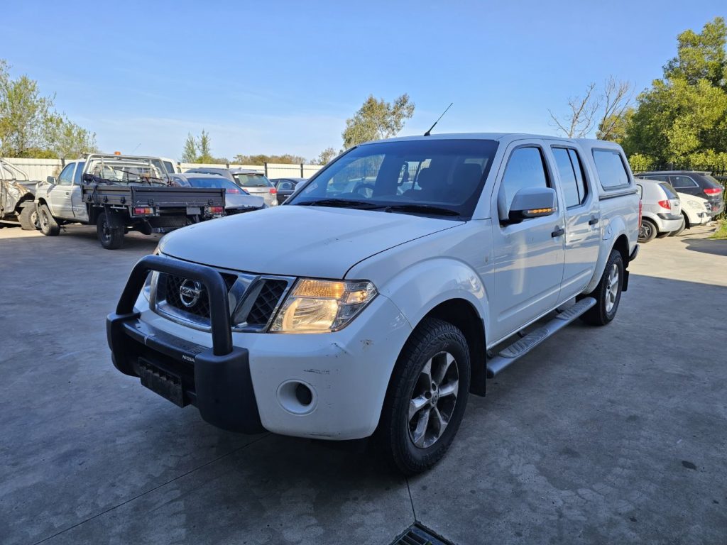 Car Wreckers - Nissan Navara 2014 White Manual Diesel
