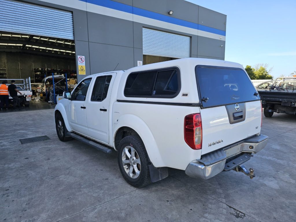 Car Wreckers - Nissan Navara 2014 White Manual Diesel