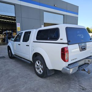 Car Wreckers - Nissan Navara 2014 White Manual Diesel