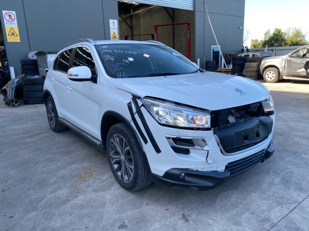 Car Wreckers - Peugeot 4008 2014 White Auto Petrol