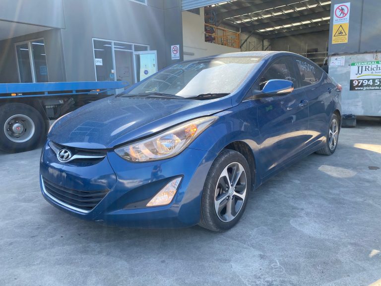 Car Wreckers - Hyundai Elantra 2015 Blue Auto Petrol