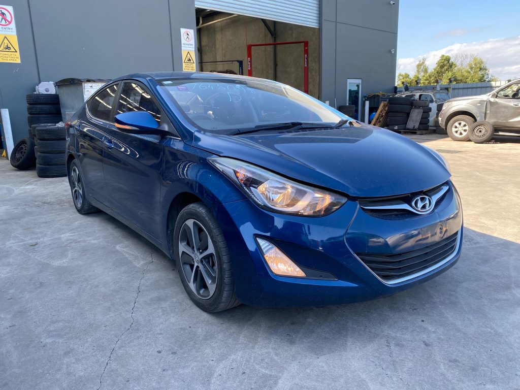 Car Wreckers - Hyundai Elantra 2015 Blue Auto Petrol