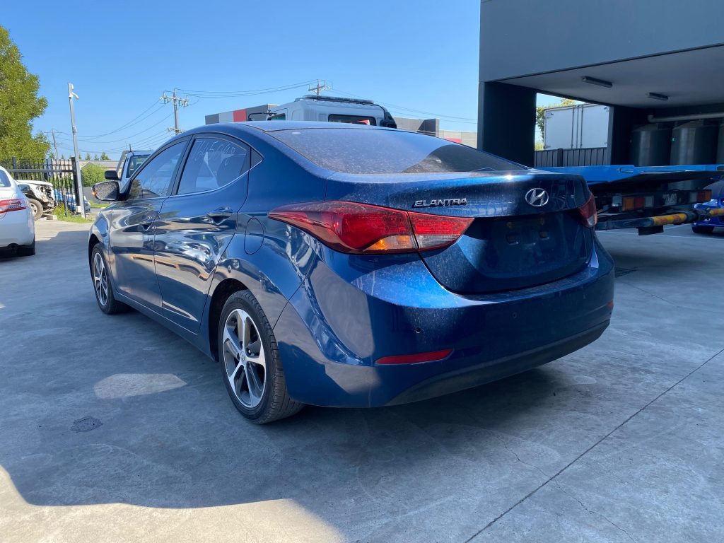 Car Wreckers - Hyundai Elantra 2015 Blue Auto Petrol
