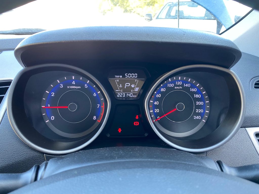 Car Wreckers - Hyundai Elantra 2015 Blue Auto Petrol