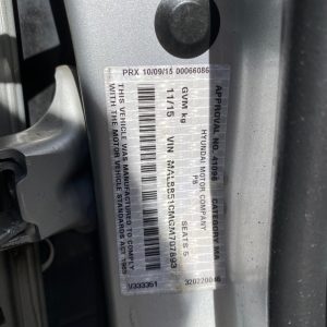 Car Wreckers - Hyundai i20 2015 Silver Auto Petrol