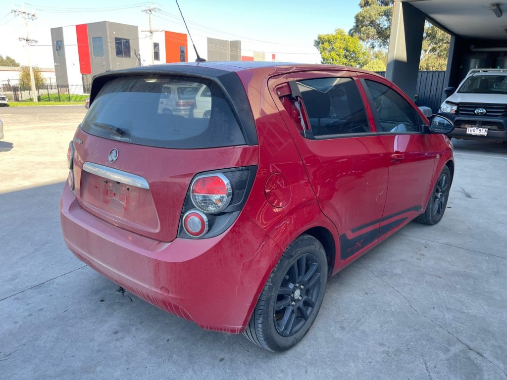Car Wreckers - Holden Barina 2015 Red Auto