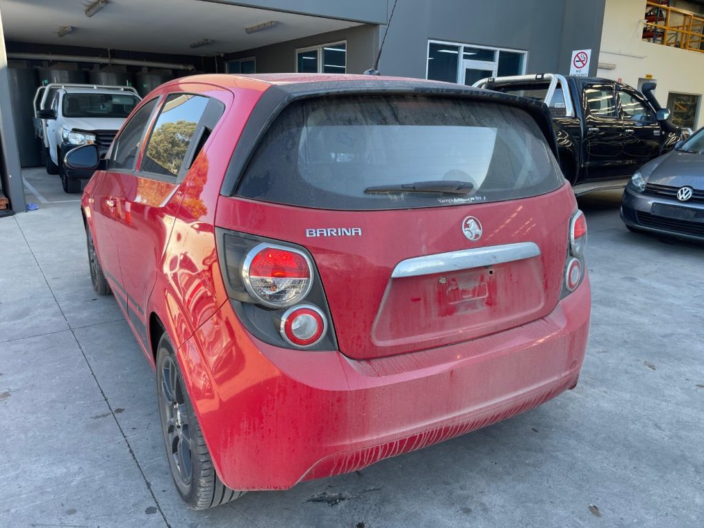 Car Wreckers - Holden Barina 2015 Red Auto