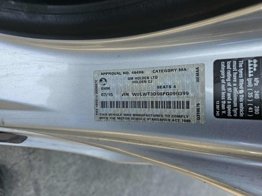 Car Wrecker - 2015 Holden Cascada