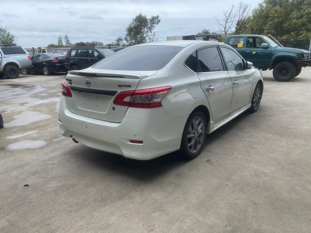 Car Wreckers - Nissan Pulsar 2015 White Auto Petrol