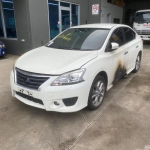Car Wreckers - Nissan Pulsar 2015 White Auto Petrol