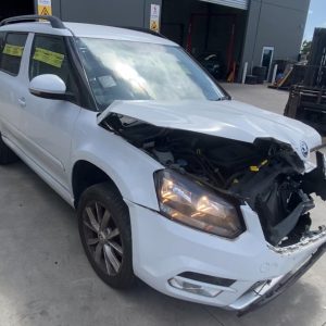 Car Wreckers - Skoda Yeti 2015 White Auto Petrol