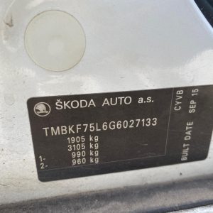 Car Wreckers - Skoda Yeti 2015 White Auto Petrol