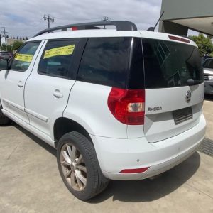 Car Wreckers - Skoda Yeti 2015 White Auto Petrol