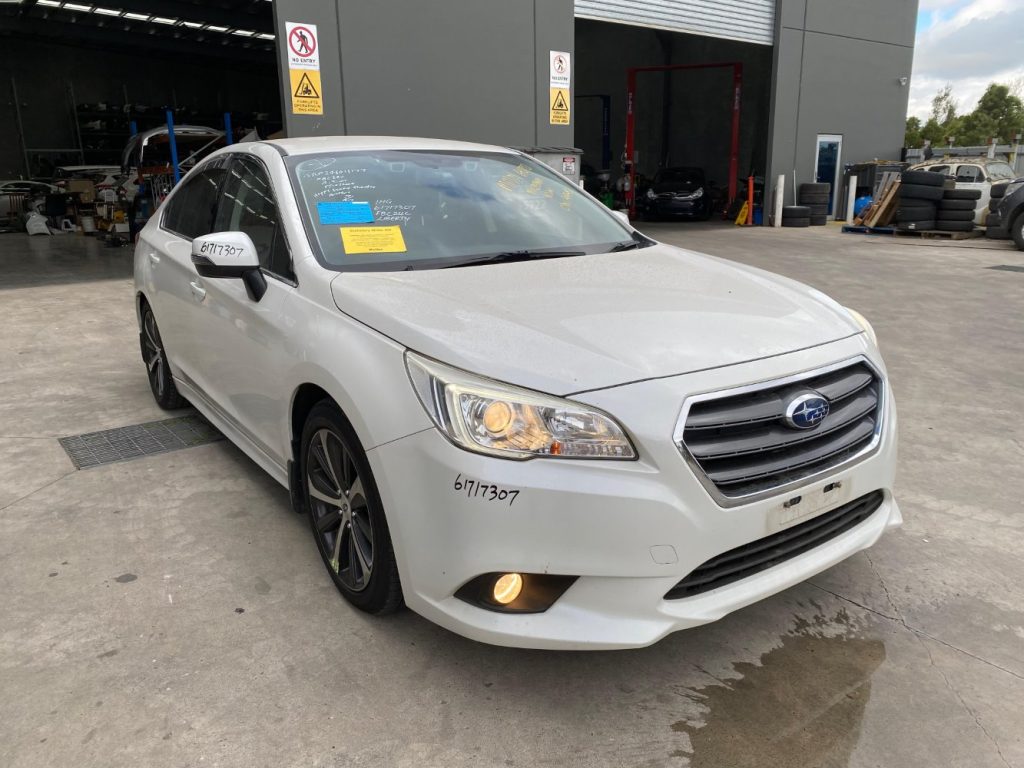 Car Wreckers - Subaru Liberty 2015 White Auto Petrol