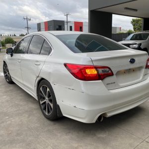 Car Wreckers - Subaru Liberty 2015 White Auto Petrol