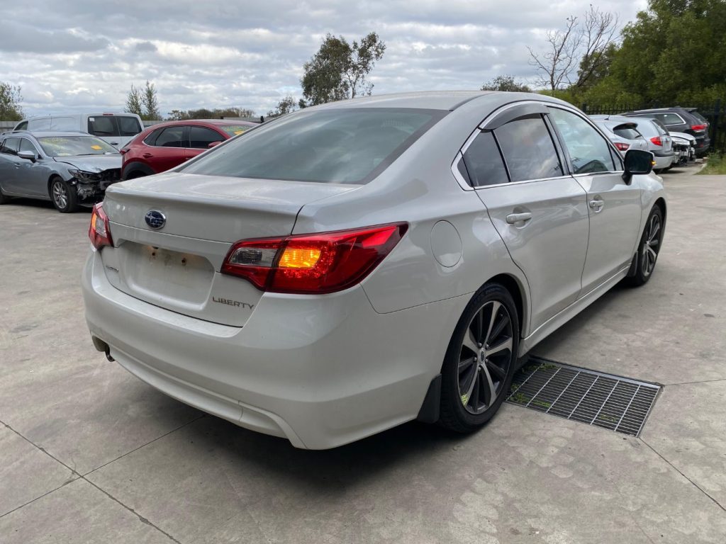 Car Wreckers - Subaru Liberty 2015 White Auto Petrol