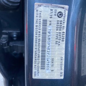 Car Wreckers - Skoda Octavia 2015 Grey Auto