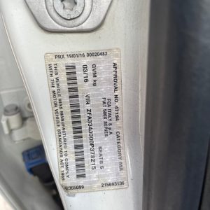 Car Wreckers - Fait 500x 2016 White Auto Petrol