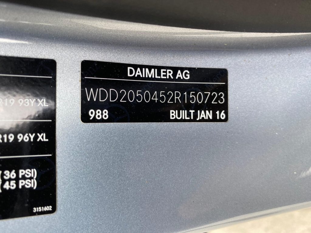 Car Wreckers - Mercedes C250 2016 Silver Auto Petrol