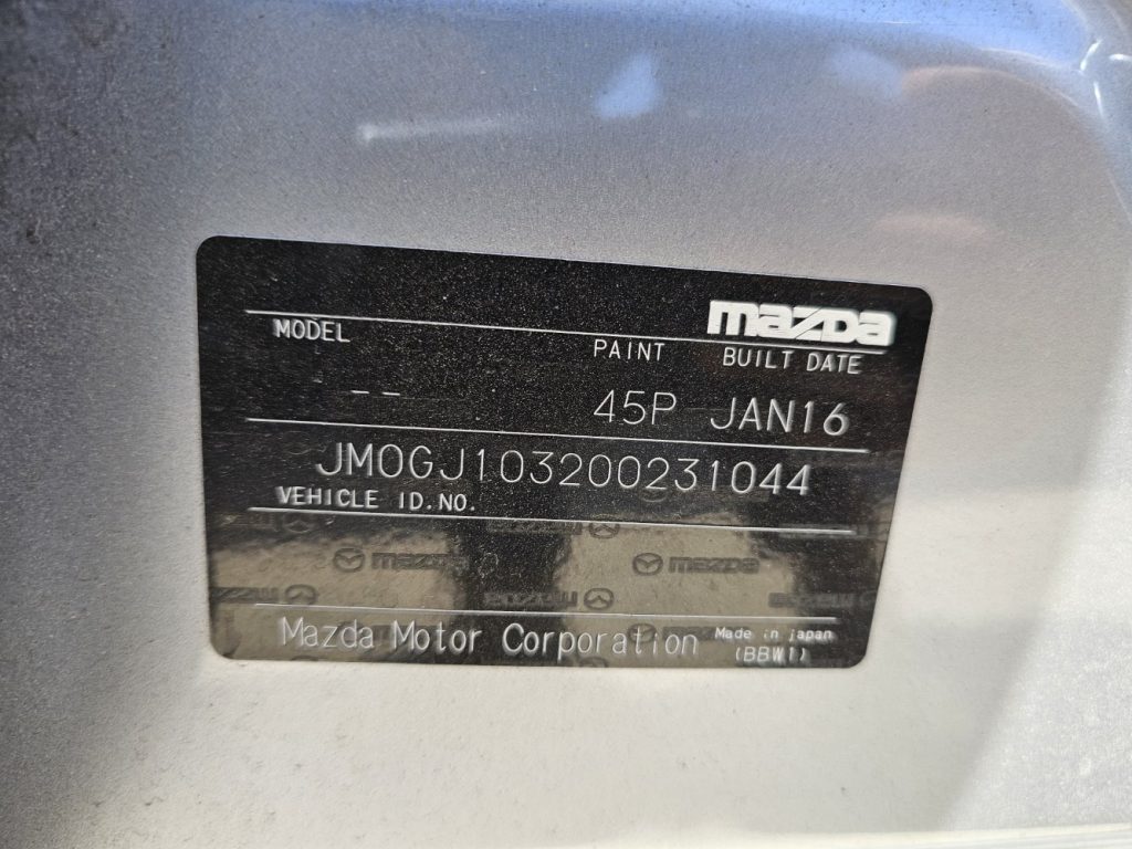 Car Wreckers - Mazda 6 2016 Silver Auto Petrol