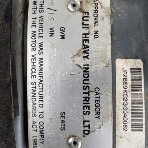 Car Wreckers - Subaru Outback 2016 Grey Auto Petrol