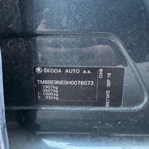 Car Wreckers - Skoda Octavia 2016 Grey Auto