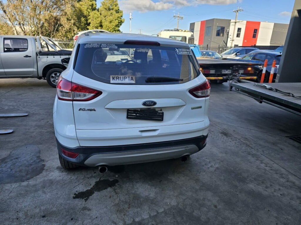 Car Wreckers - Ford Kuga 2016 White Auto Petrol - Car Parts, Used Auto Parts,